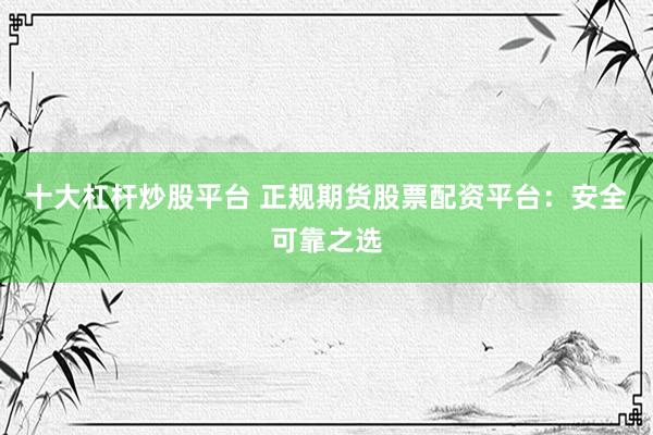 十大杠杆炒股平台 正规期货股票配资平台：安全可靠之选